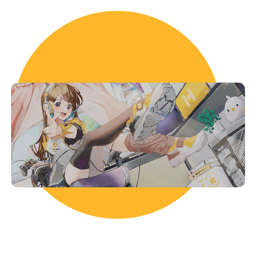 HYTE ARTIST DESKMAT - NACHOZ - Gamer Girl