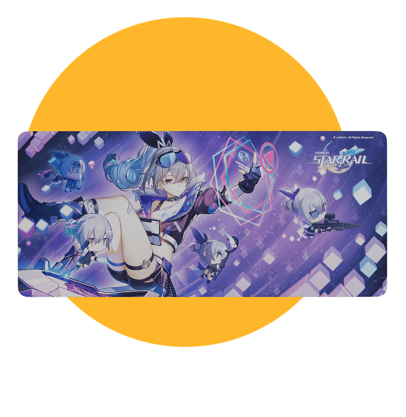 Event Exclusive Deskpad - HYTE x Silver Wolf "Contract Zero" Desk Pad