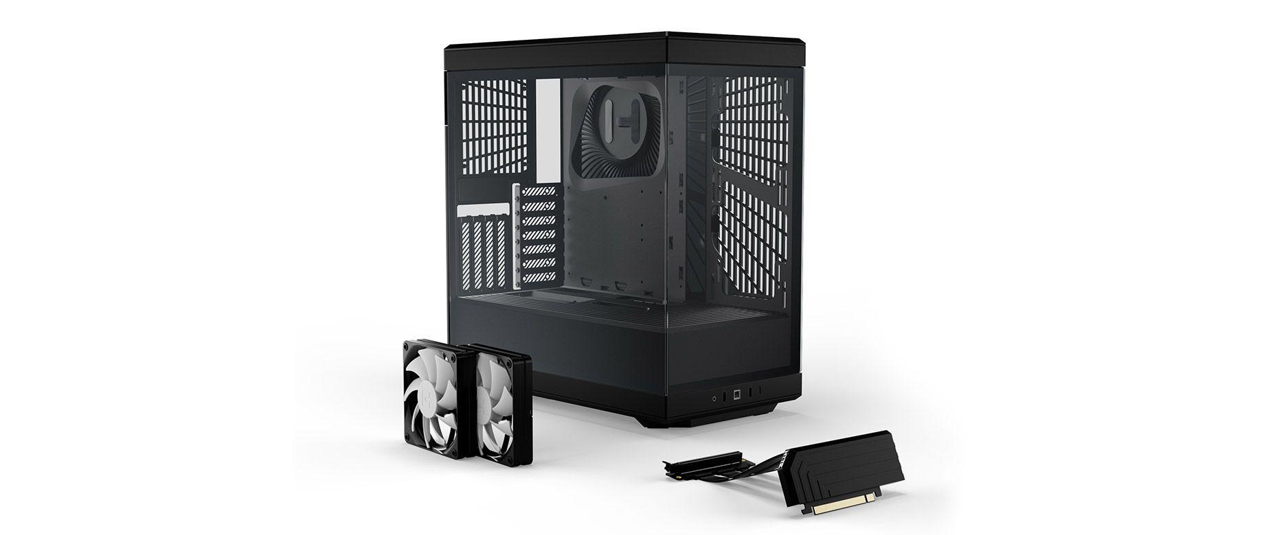 HYTE Y40 S-Tier Aesthetic ATX Case - Black