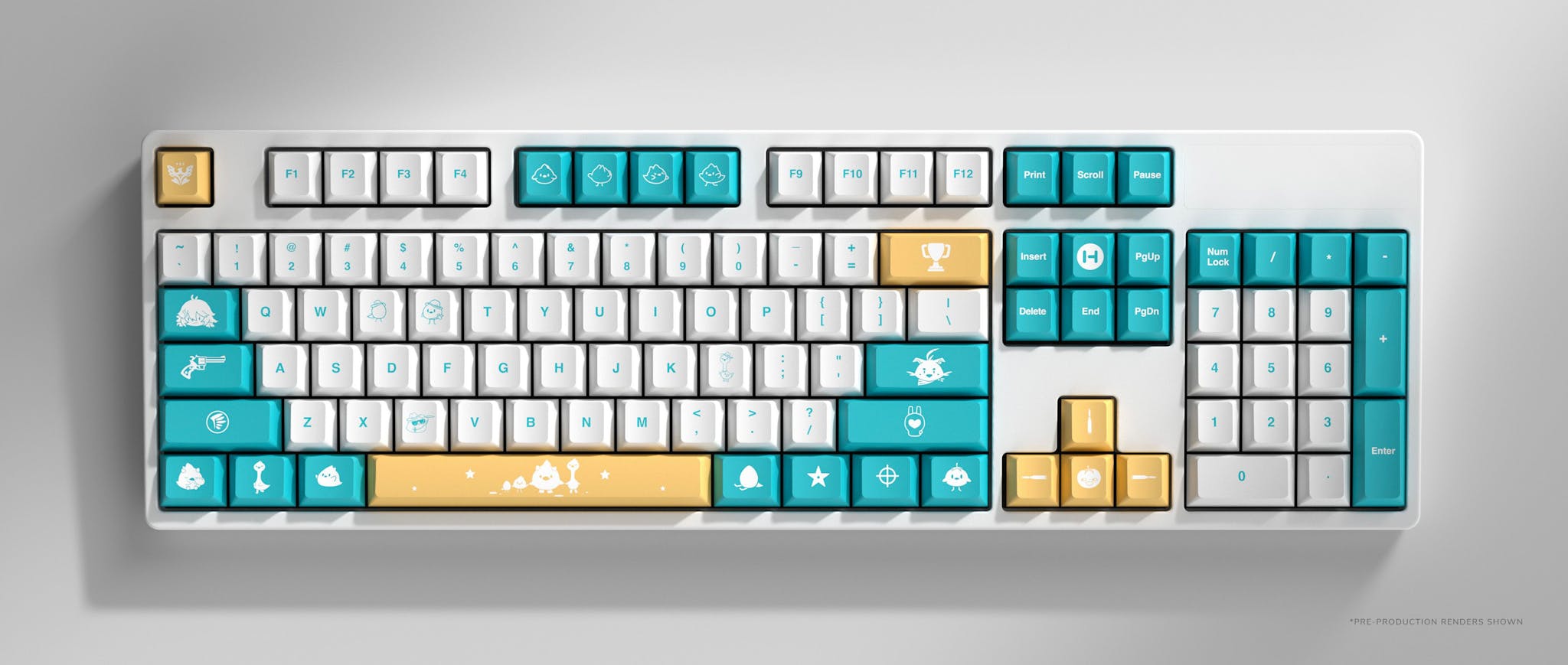 Dokibird Keycap Set