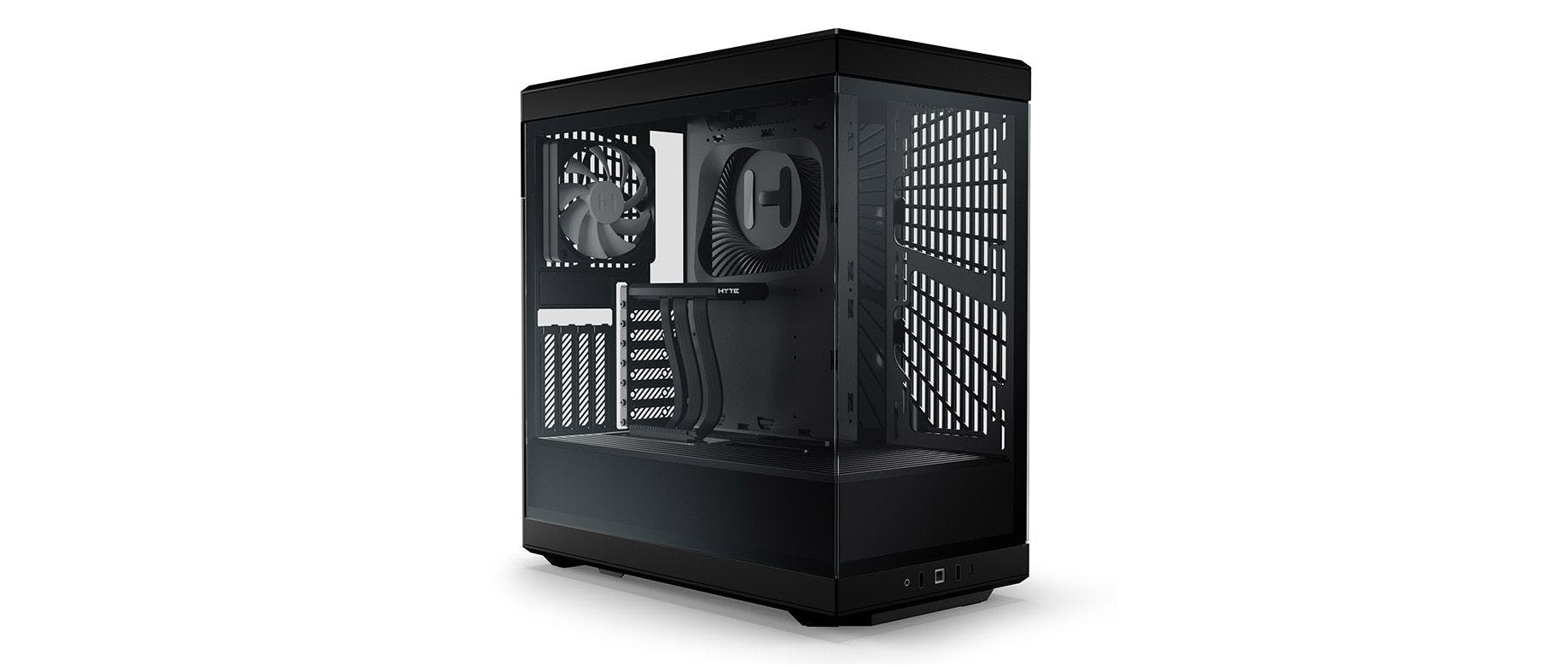 HYTE Y40 S-Tier Aesthetic ATX Case - Black