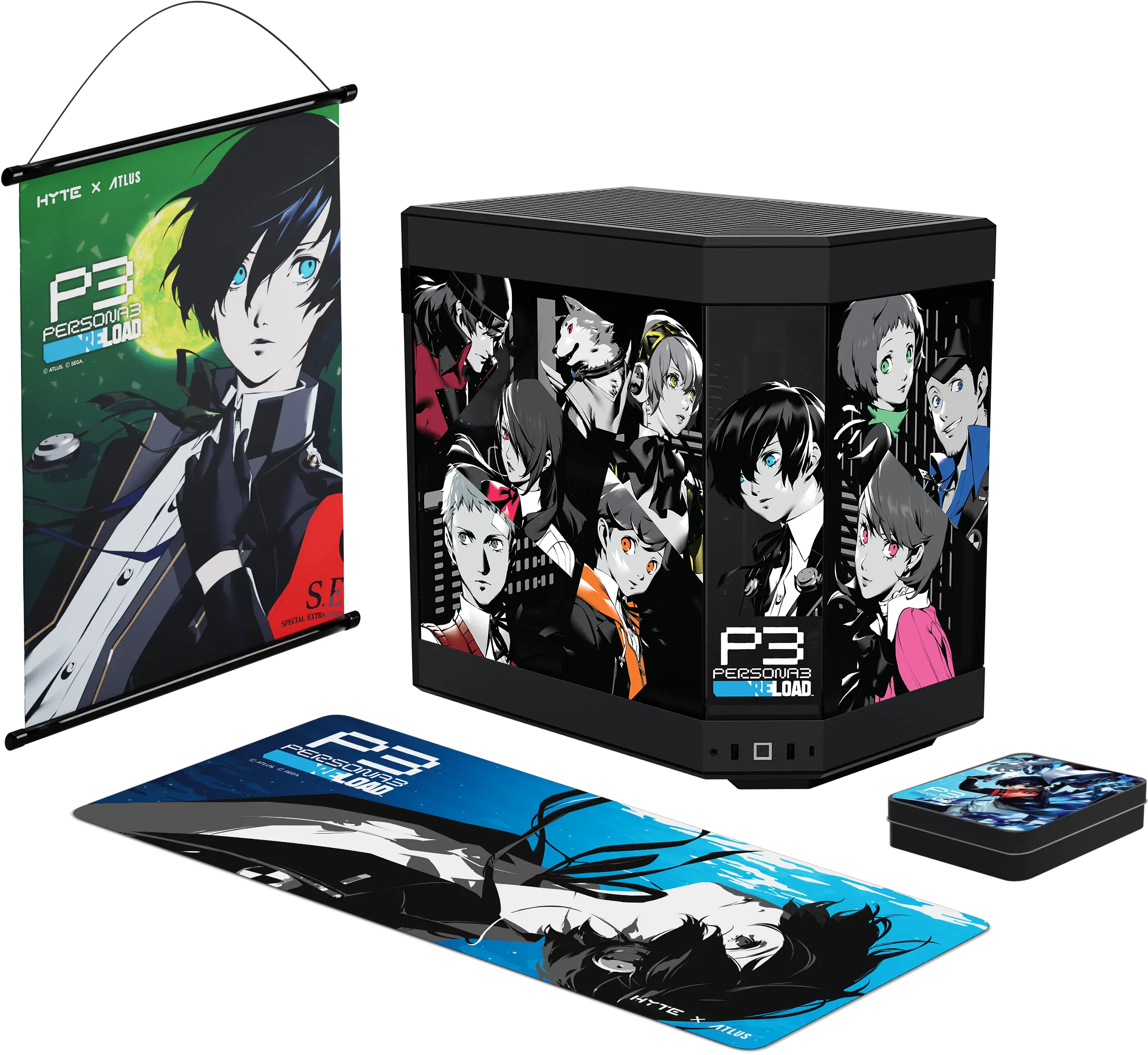 HYTE X SEGA ATLUS Persona 3 Reload Premium Mid-Tower ATX PC Case