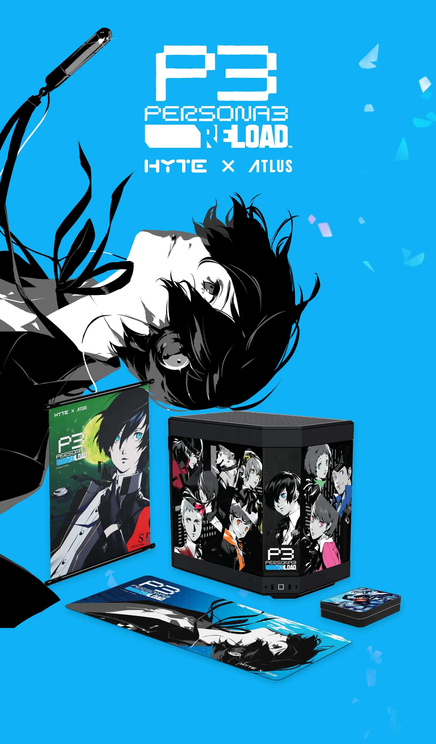 HYTE X SEGA ATLUS Persona 3 Reload Premium Mid-Tower ATX PC Case