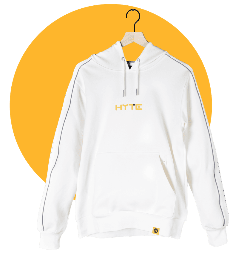 HYTE Branded Hoodie - White