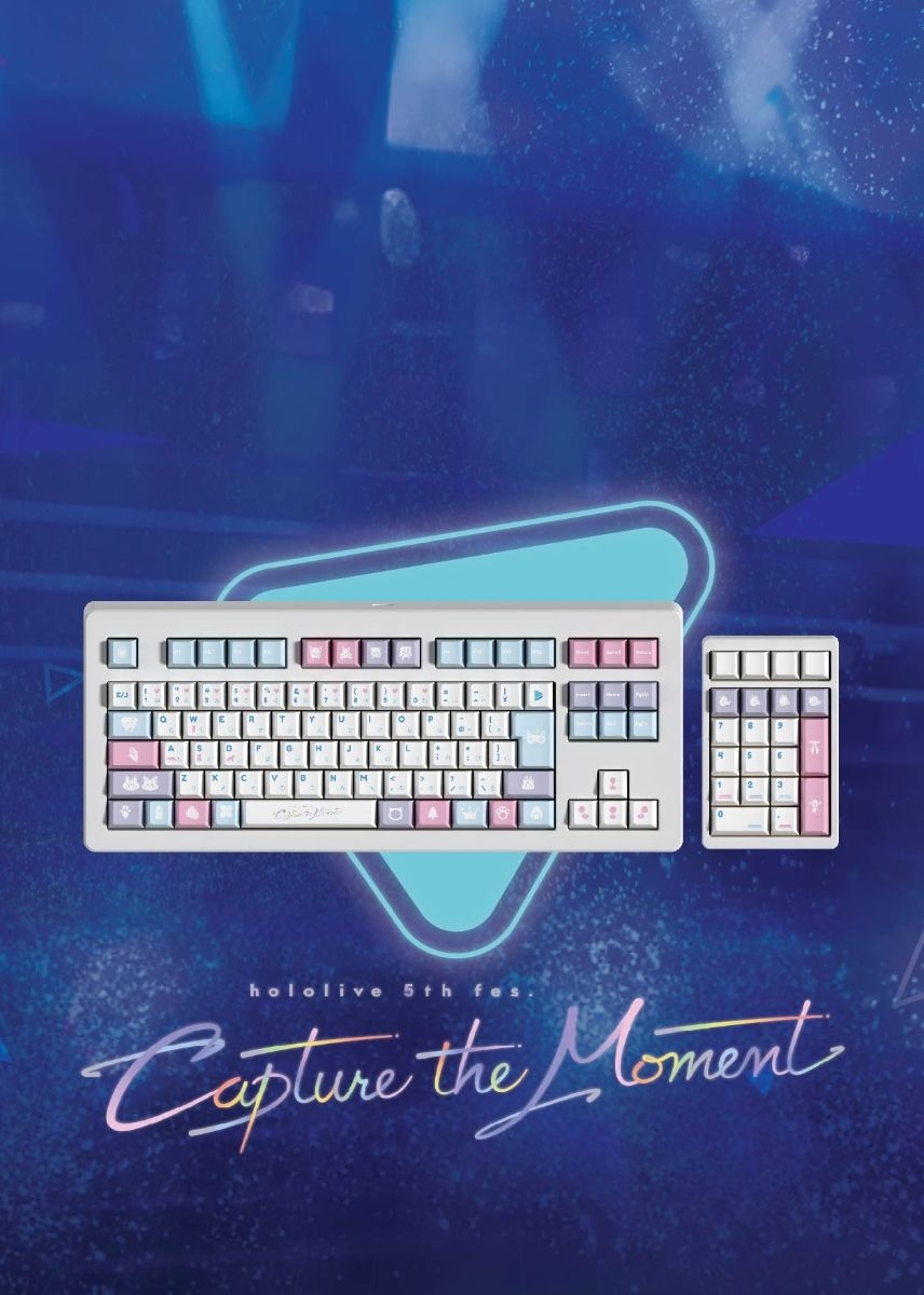 hololive GAMERS Capture the Moment Keycaps