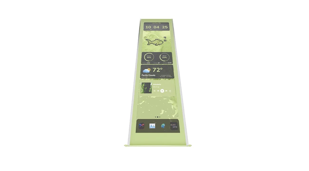 HYTE Y70 Touch Infinite Screen Kit Matcha 3
